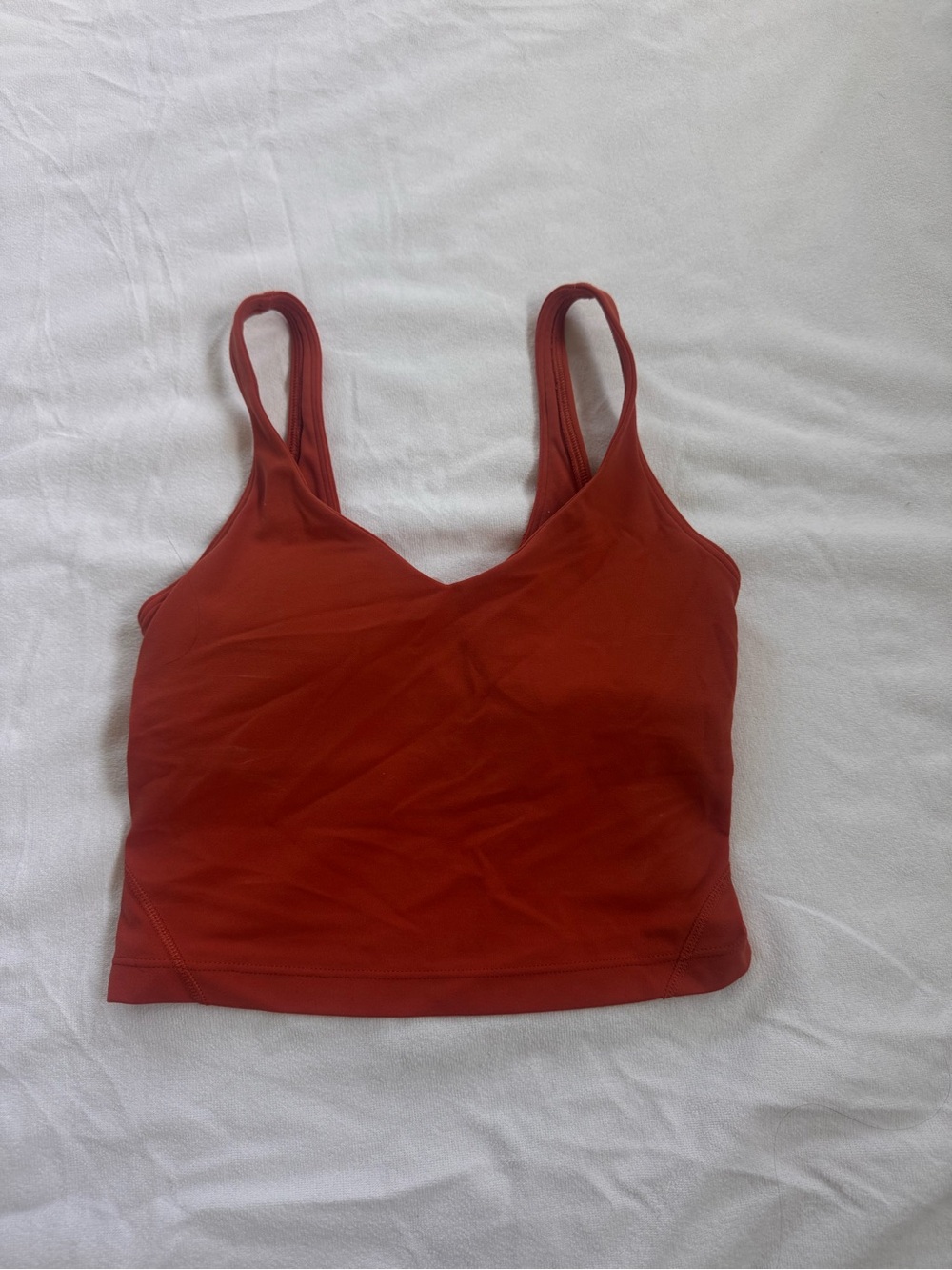 Lululemon Rust  Sports Bra Top